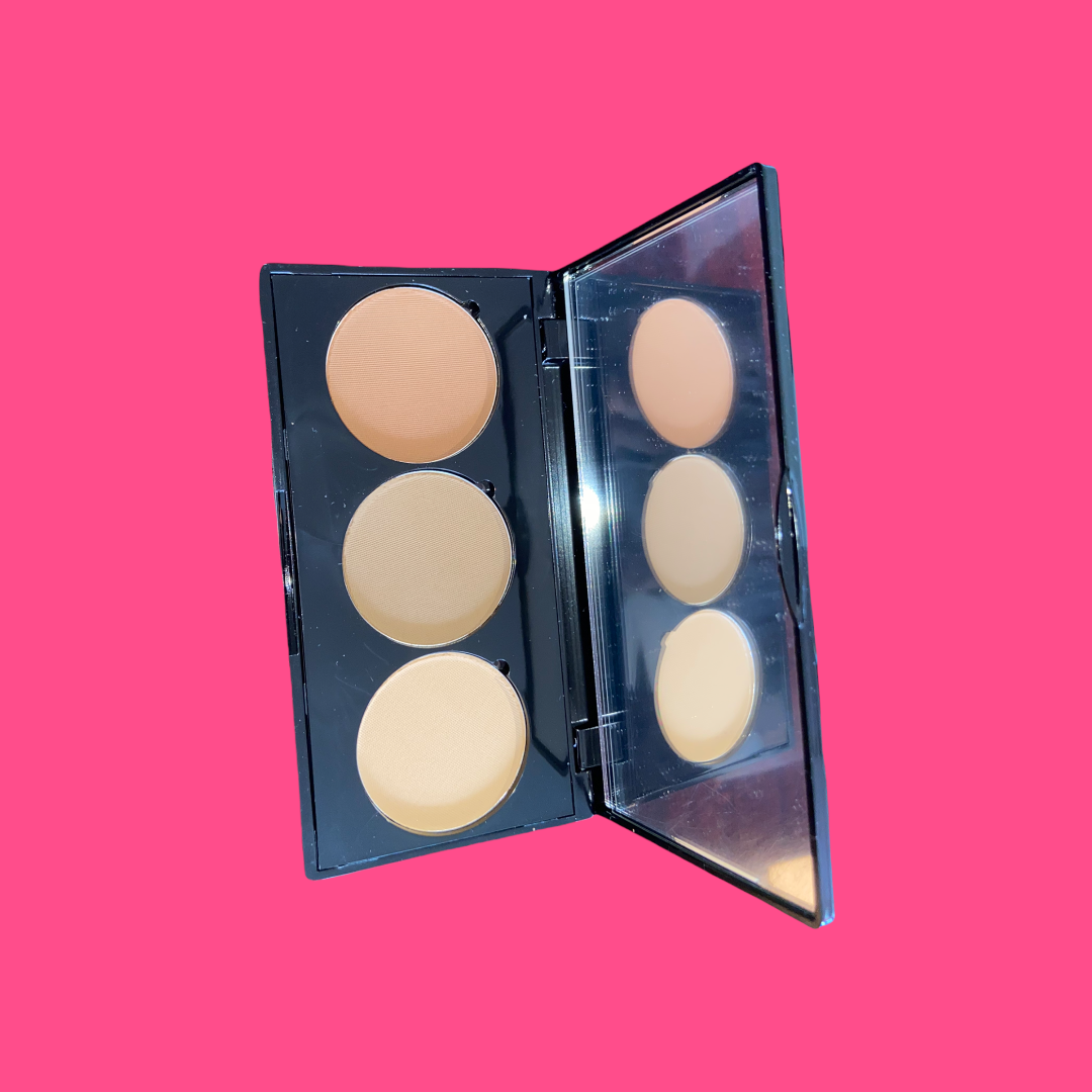 3-Well 'Dusk' Contour Powder Palette
